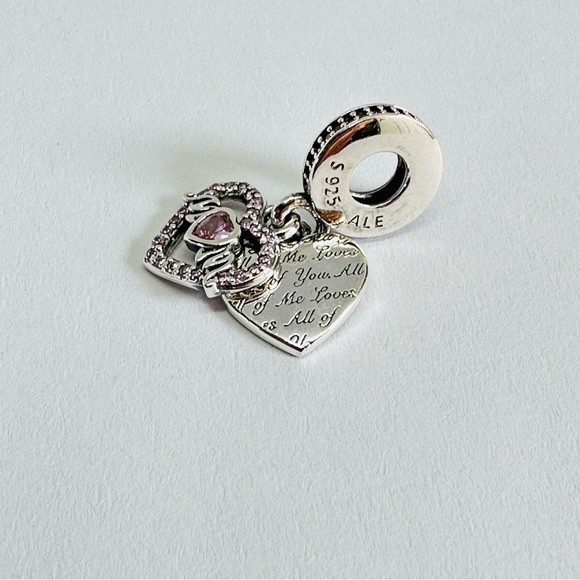 New Pandora Heart and Mom Dangle Charm, charms for pandora bracelets - Picture 7 of 7